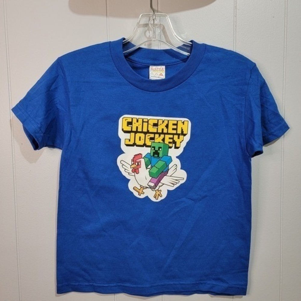 Alstyle Royal Blue Graphic‎ Tee
